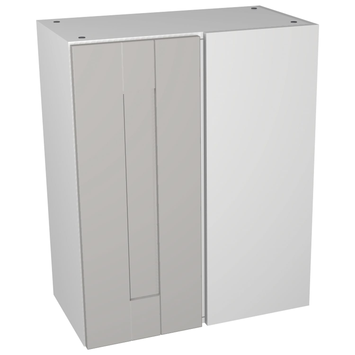 Grey corner cheap storage unit