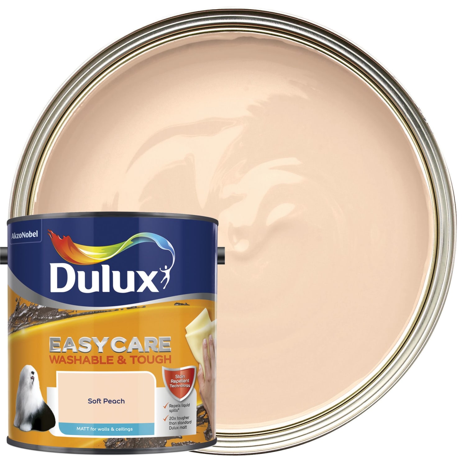 Dulux Silk Emulsion Paint For Walls And Ceilings Goose Down, 56 OFF