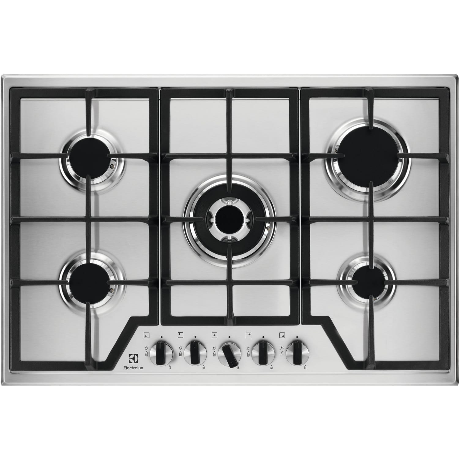 Electrolux stainless steel gas shop hob