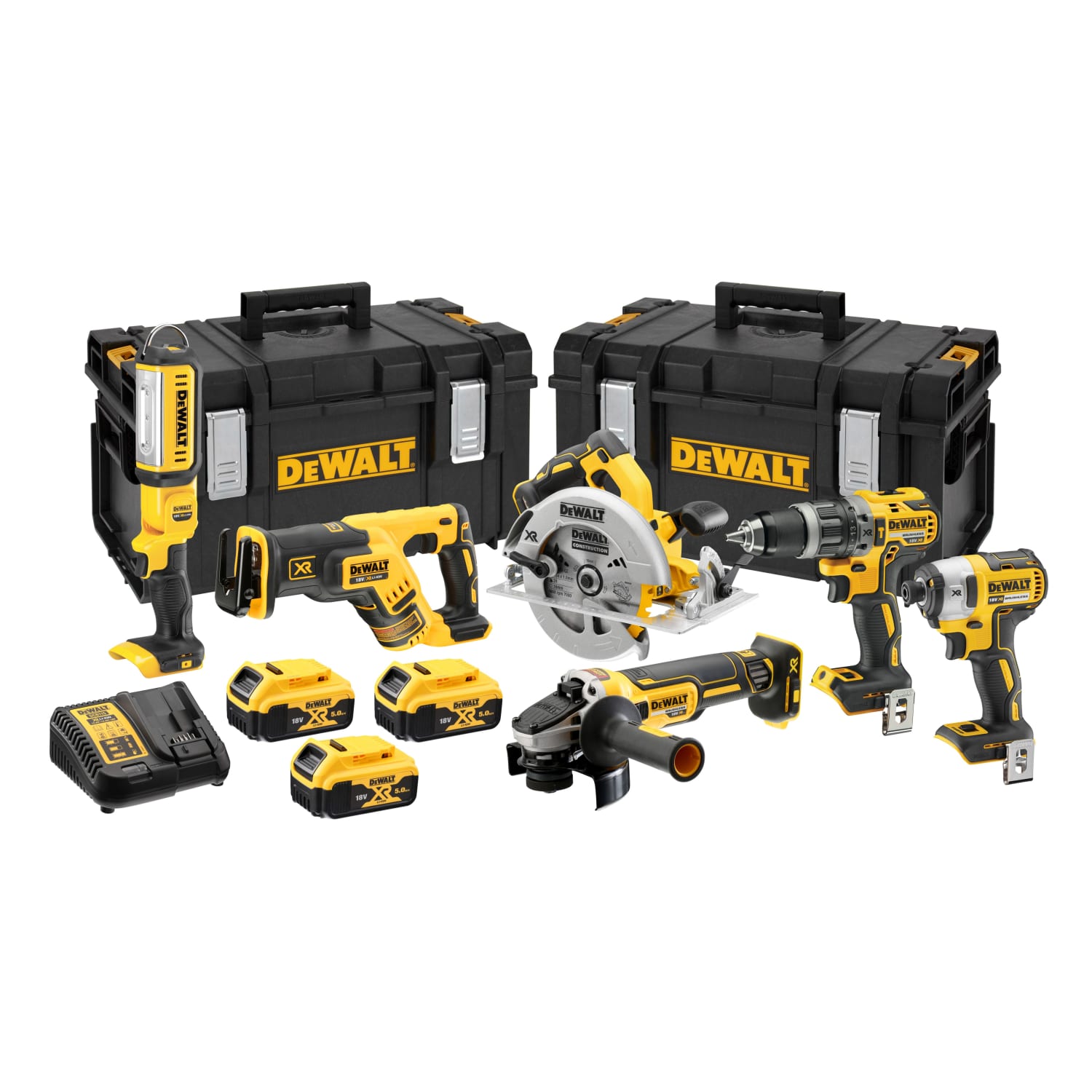 DEWALT DCK623P3 GB 18V XR Brushless Cordless Compact 3 x 5.0Ah 6