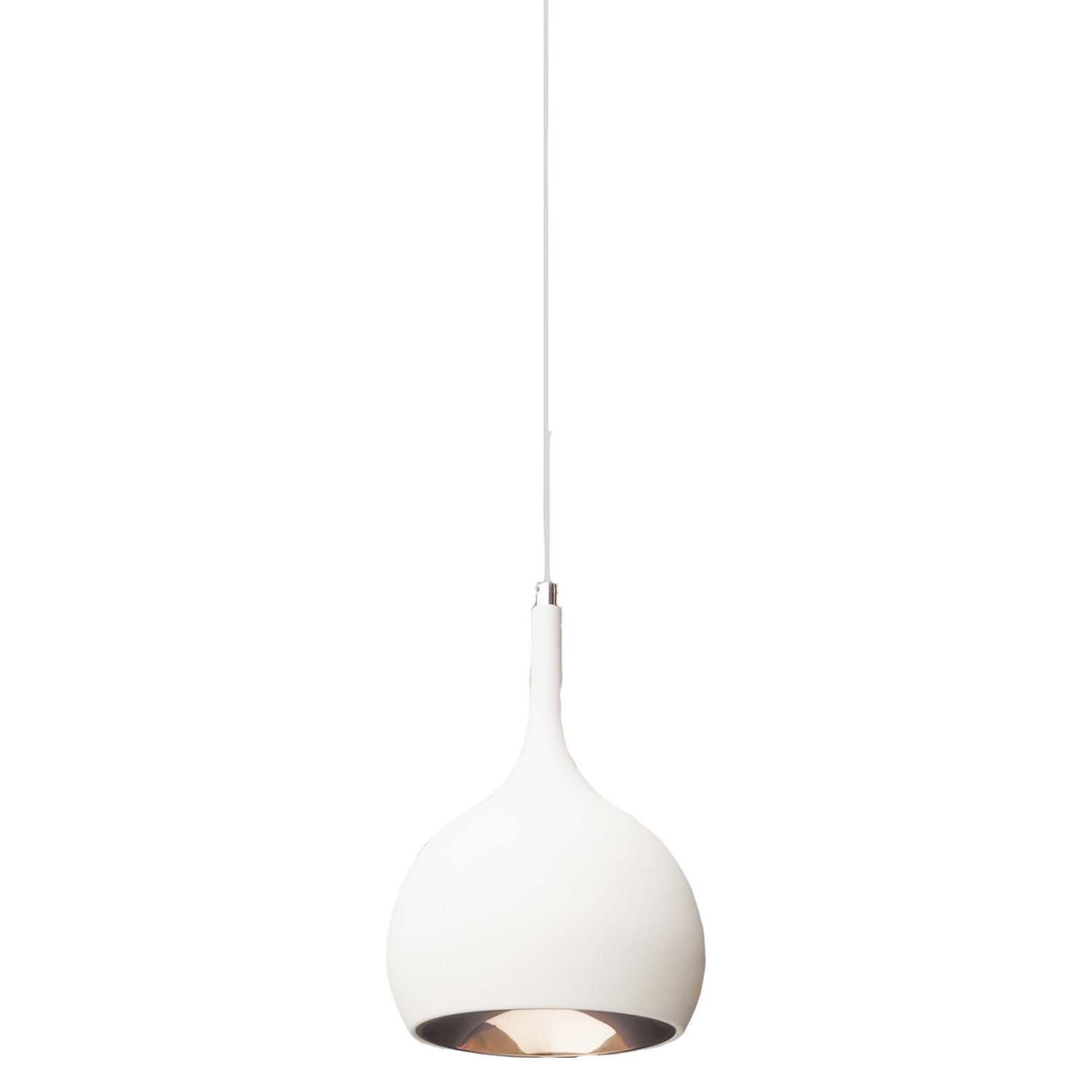 Matt white pendant light deals