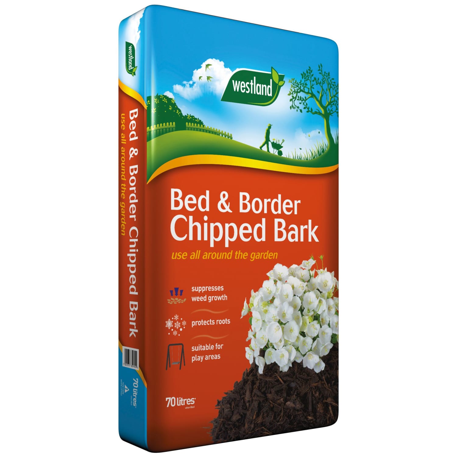 Westland Bed Border Chipped Bark 70L Wickes