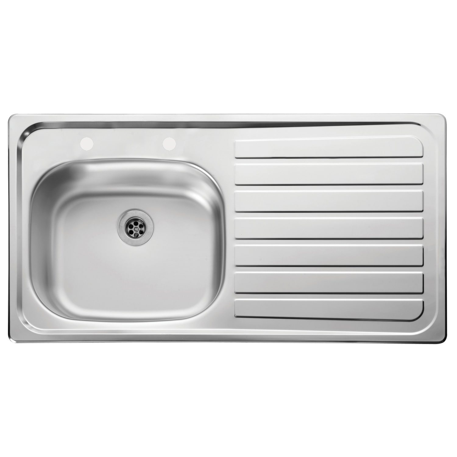 Stainless steel sink right hand drainer shop