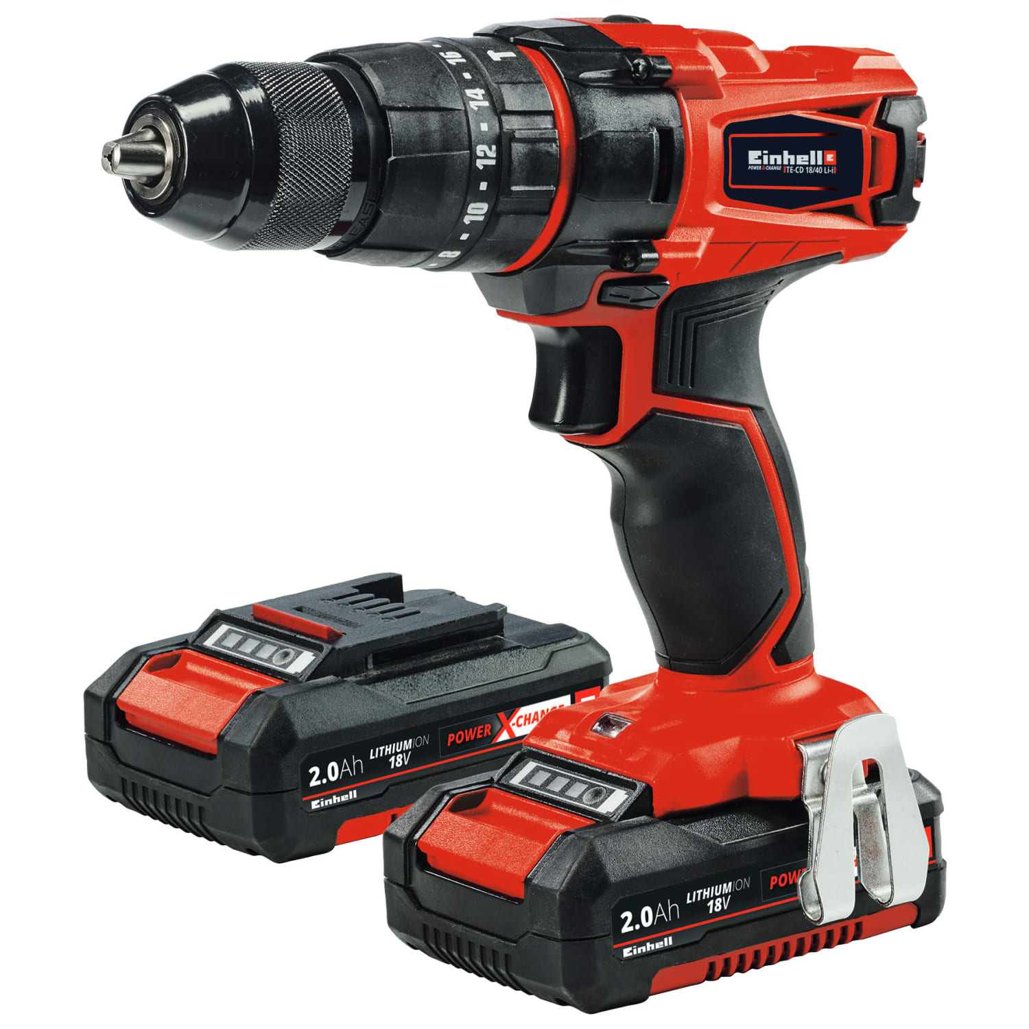 Einhell Power X-Change 18V 2 x 2.0Ah Combi Drill