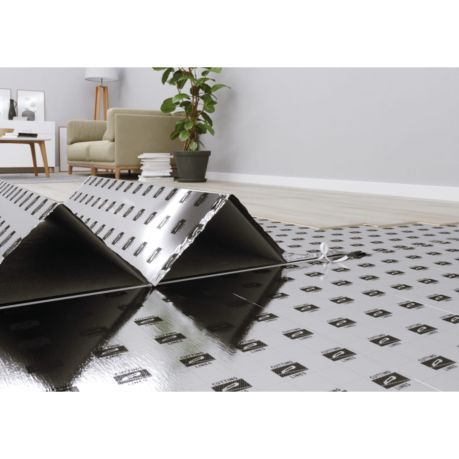 Arbiton Easy Fit Laminate Wood Flooring Underlay 10m2 Pack