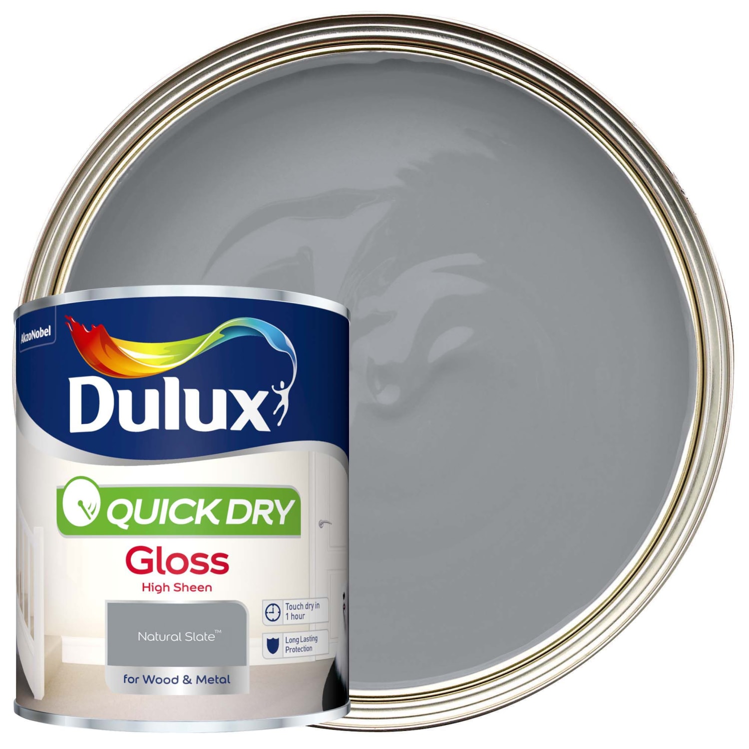 Grey gloss outlet paint