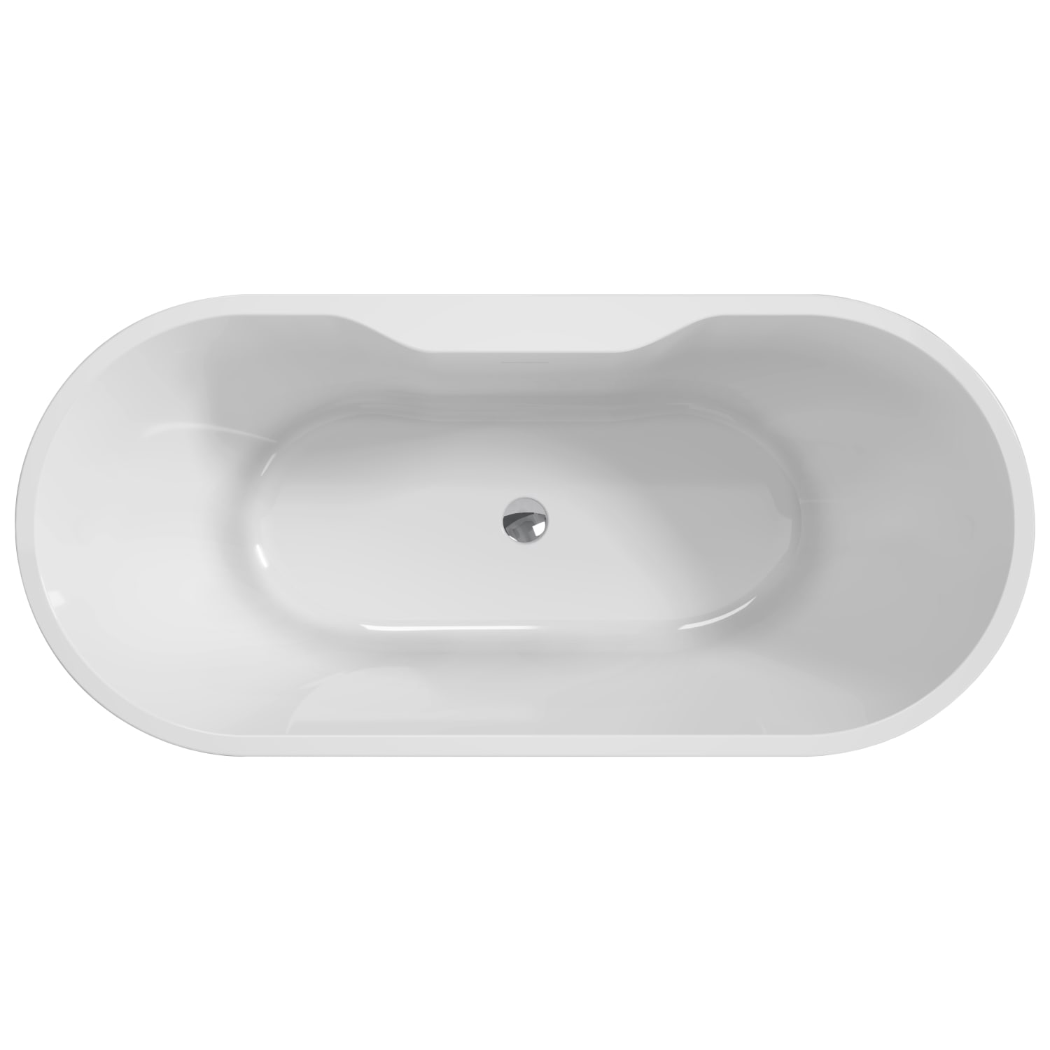 Wickes Oval Freestanding Contemporary Bath 1655 x 750mm Wickes