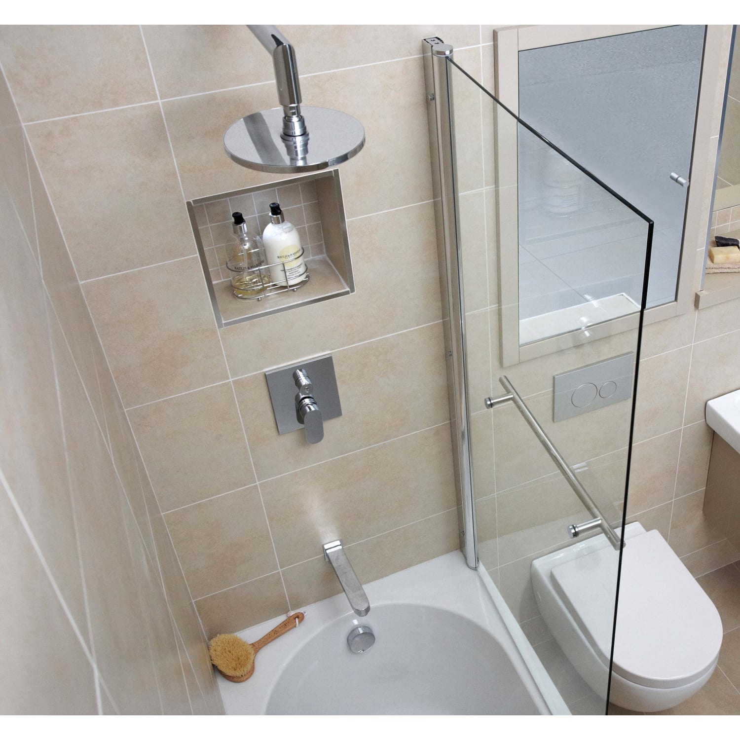Shower storage deals unit