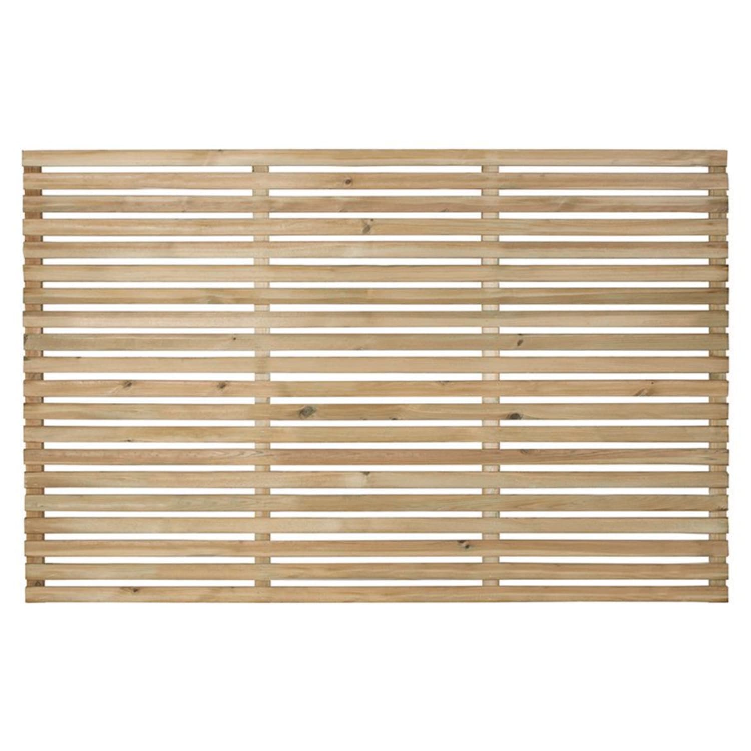 Forest Garden Single Slatted Fence Panel 1800 x 1200mm 6 x 4ft