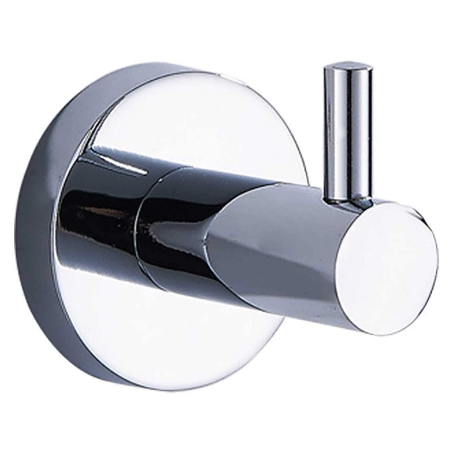 Abbas Single Robe Hook Chrome - Screwfix