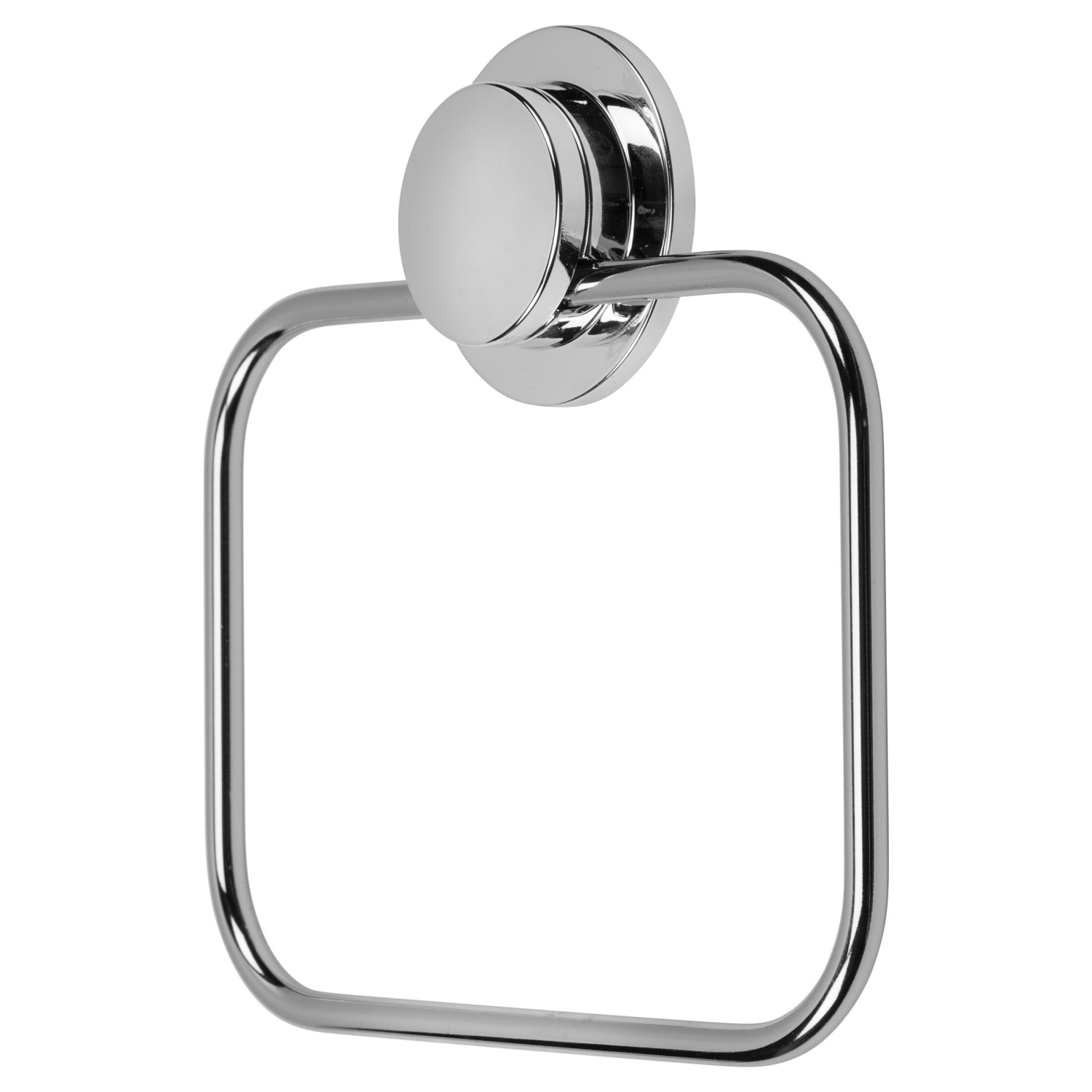 Croydex Stick 'n' Lock™ Bathroom Towel Ring - Chrome