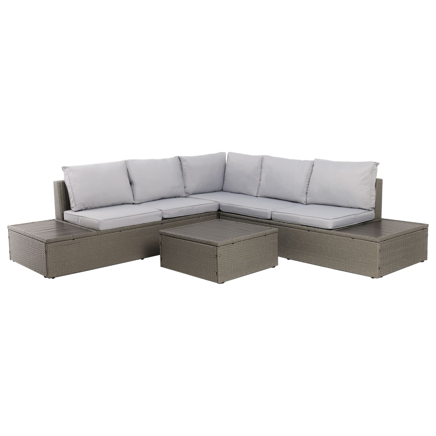 Charles bentley corner sofa lounge set grey hot sale