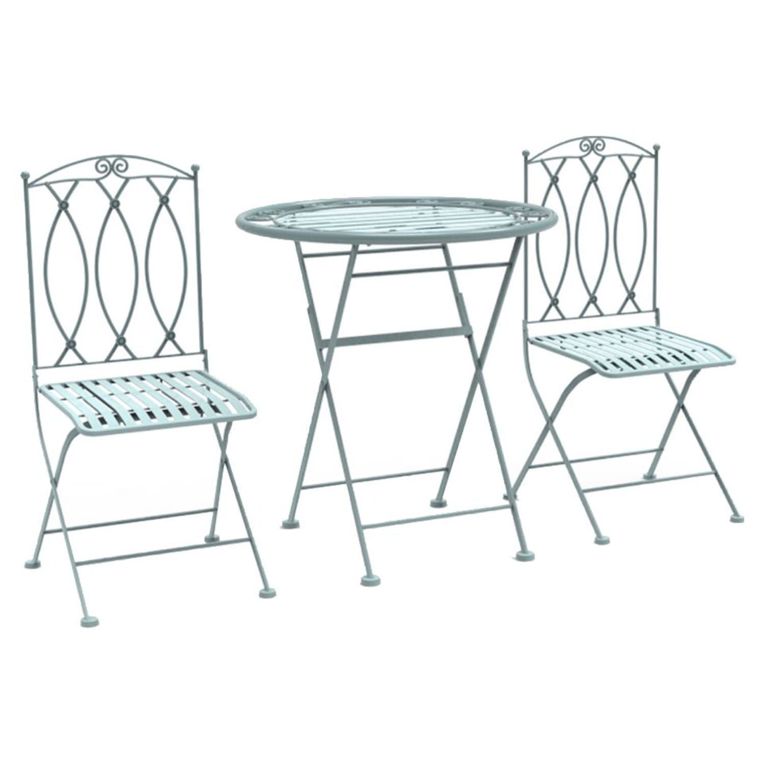 Charles bentley wrought store iron bistro set