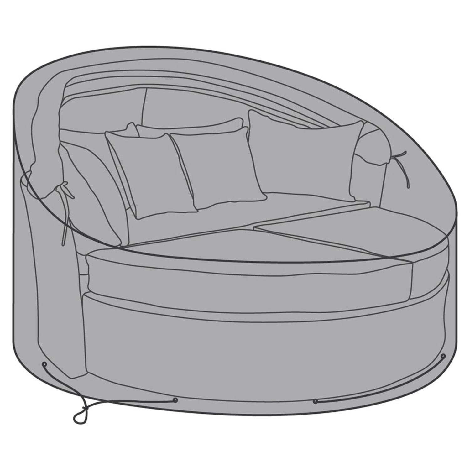 Outdoor daybed 2025 cover