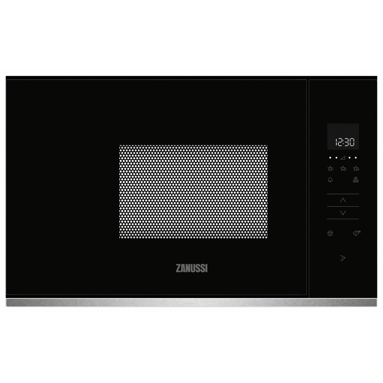 Zanussi zmbn2sx black store built in microwave