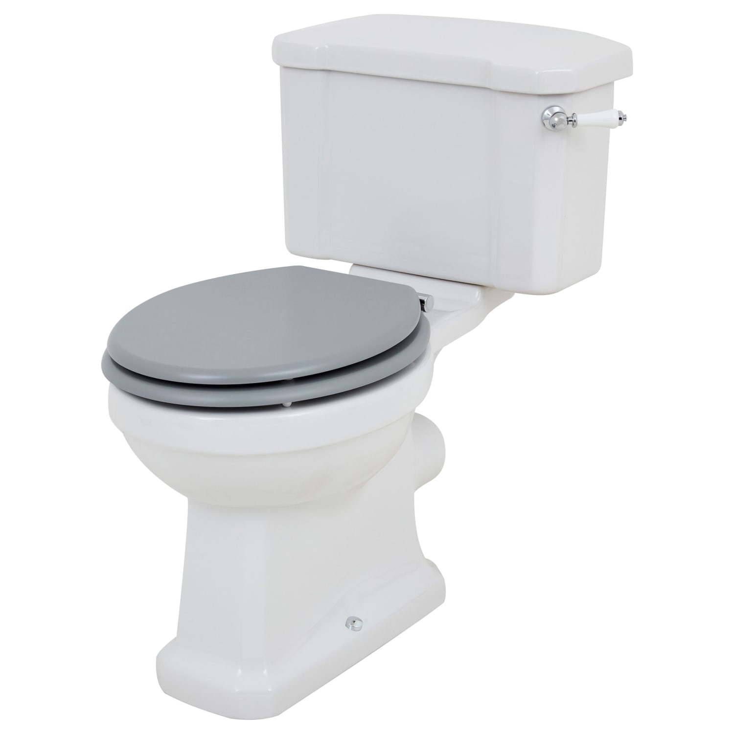 Grey toilet discount seat