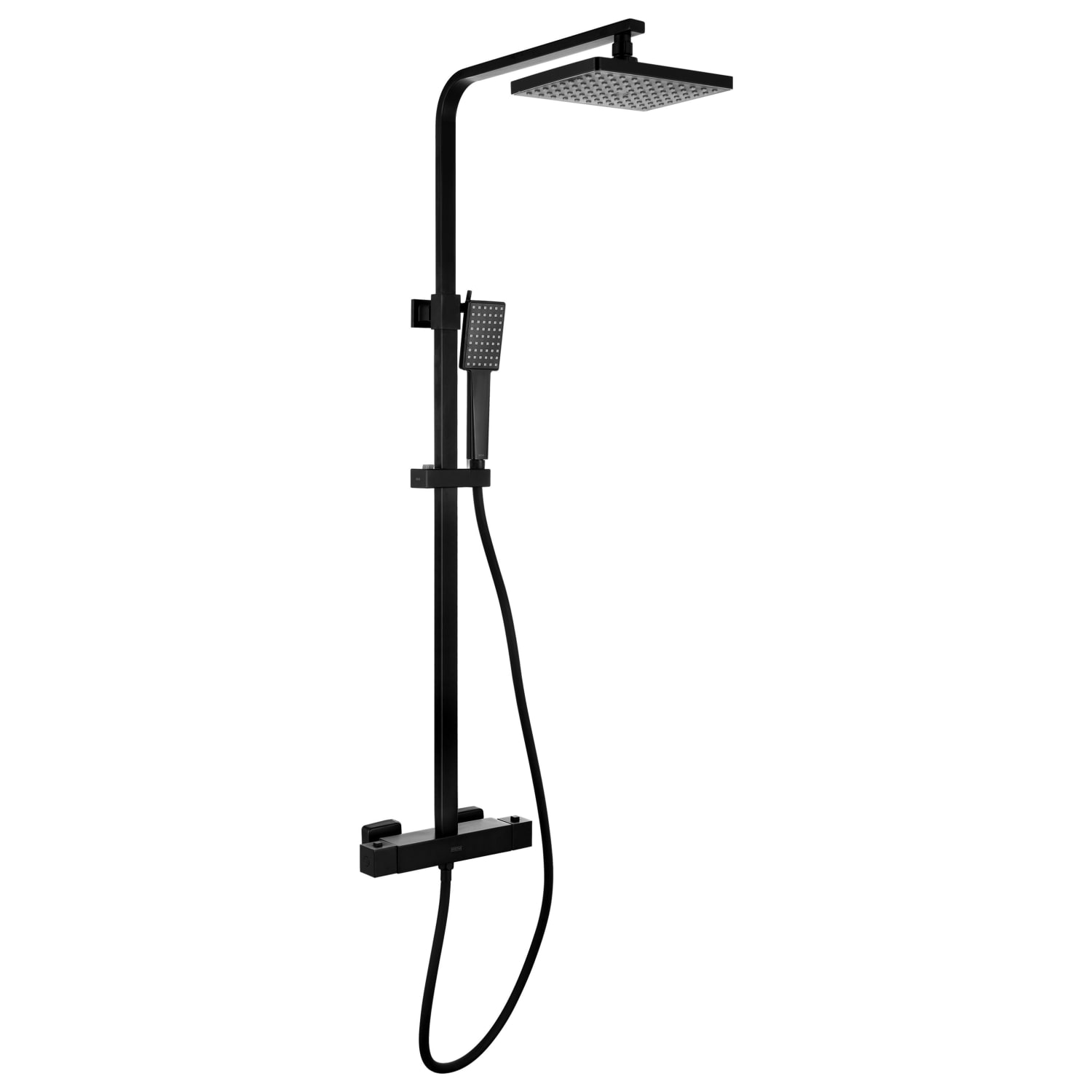 Bristan Iris Bar Mixer Shower with Diverter - Black