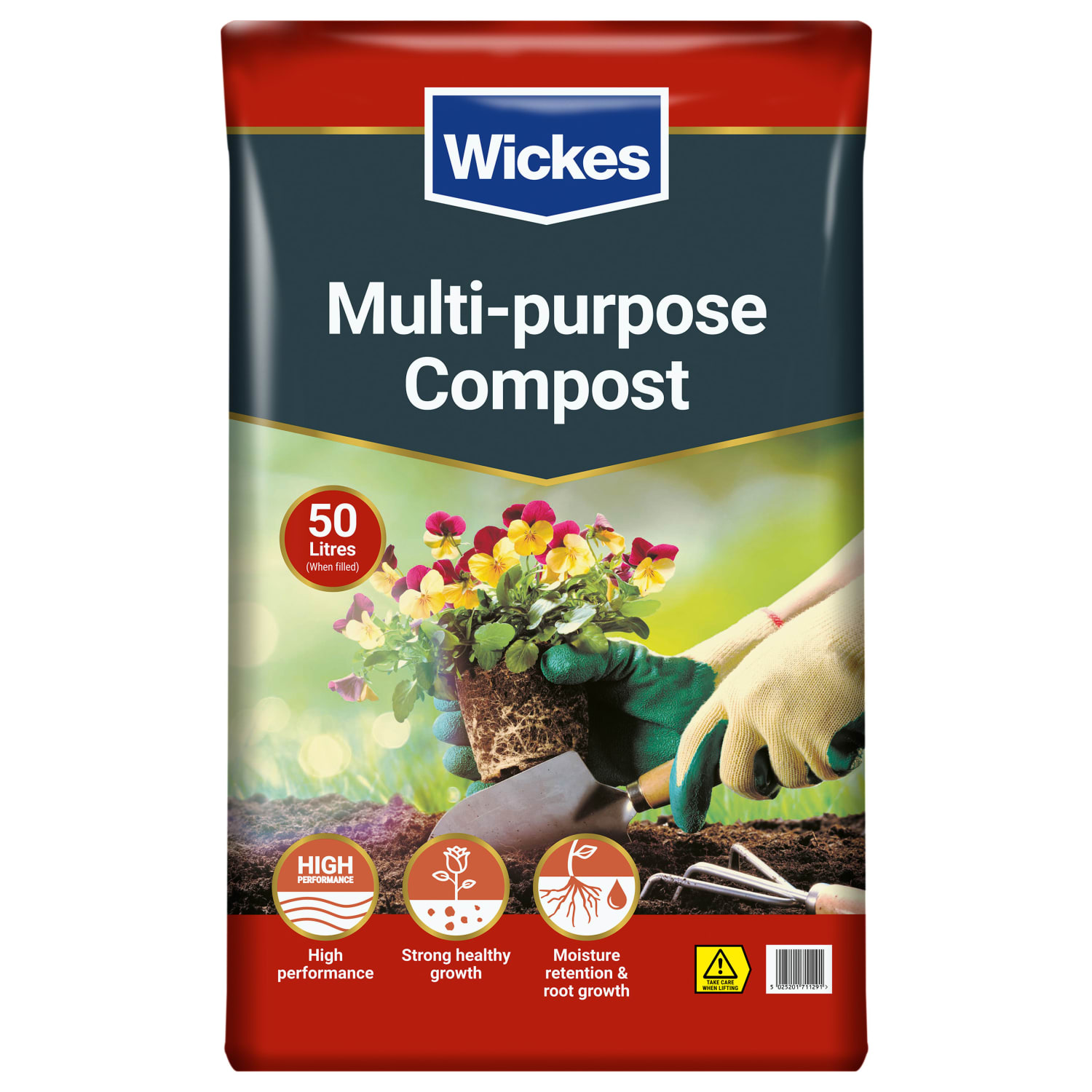 Wickes Peat Free Multi-Purpose Compost - 50L