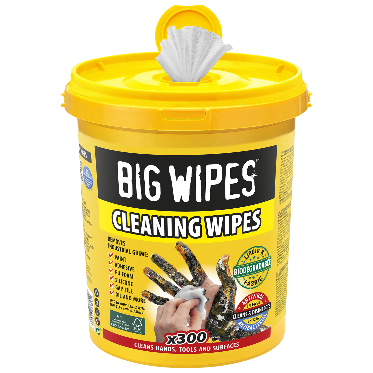 Big Wipes Trade Cleaning Wipes - Bucket of 300