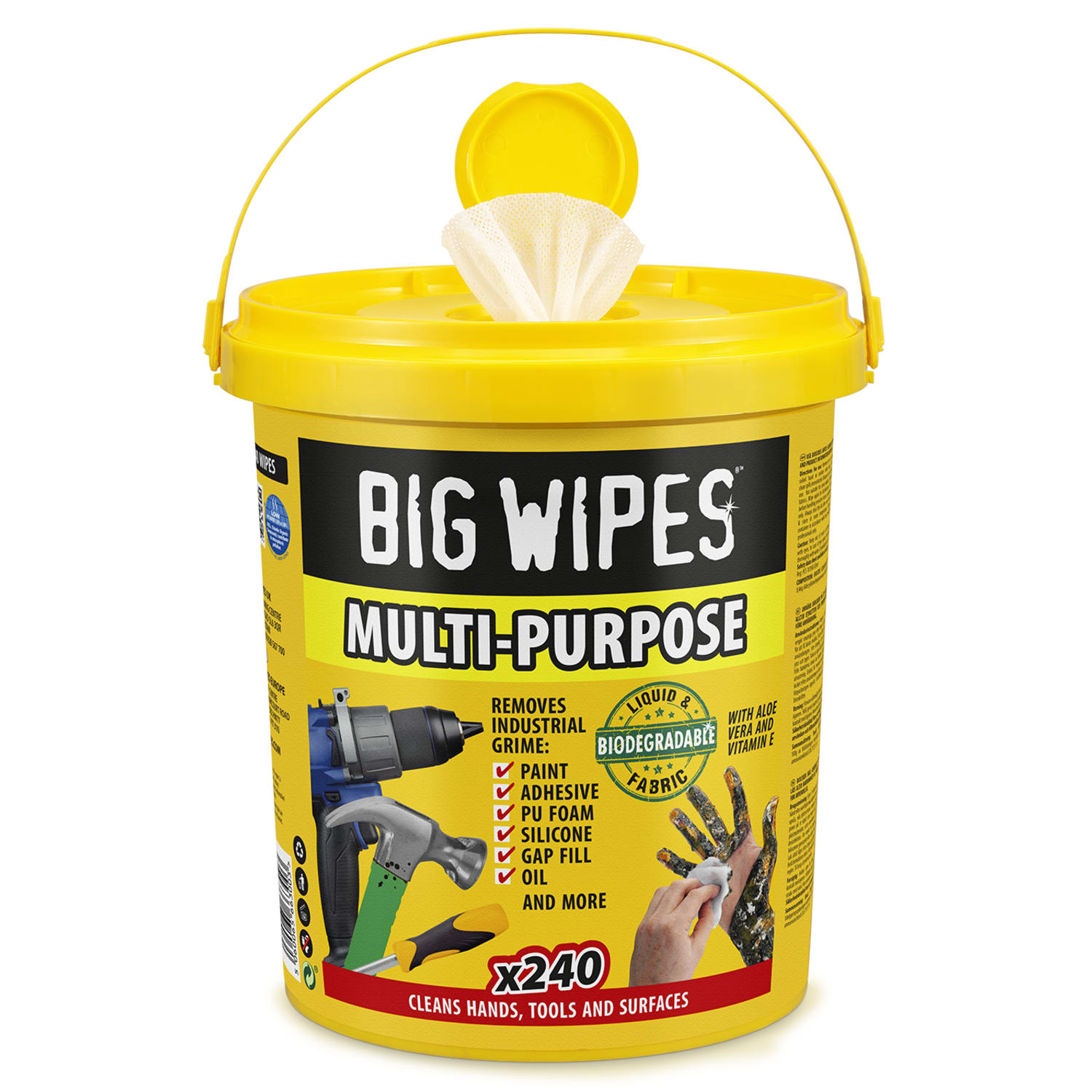 Big Wipes Trade Cleaning Wipes Bucket of 300