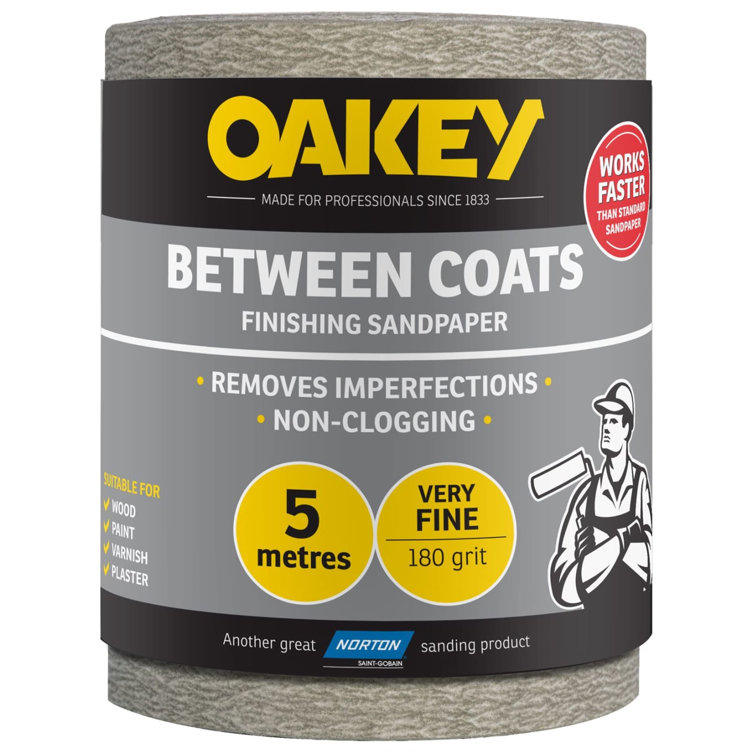 180 grit hot sale sandpaper screwfix