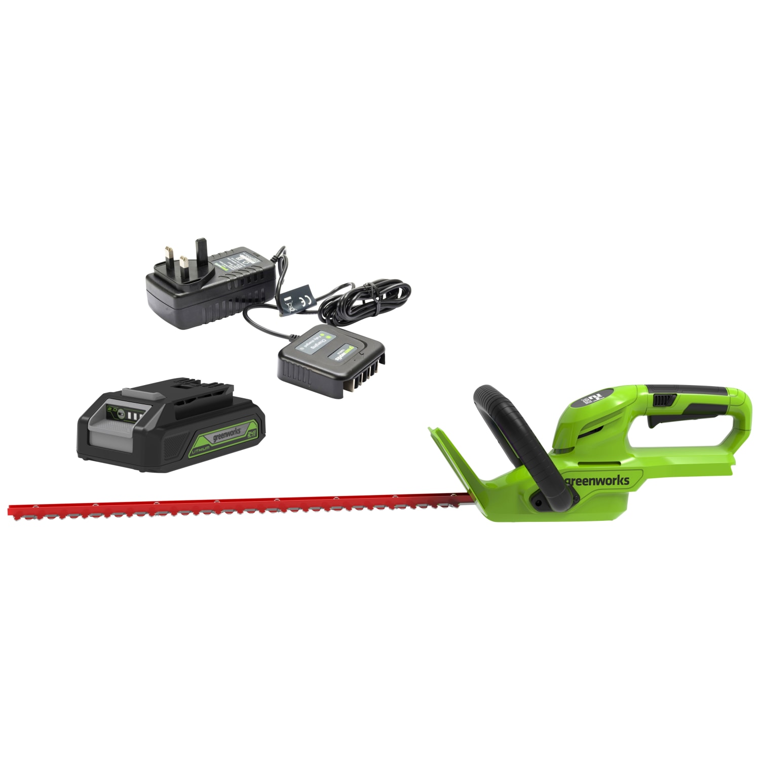 Greenworks 24v cordless clearance hedge trimmer
