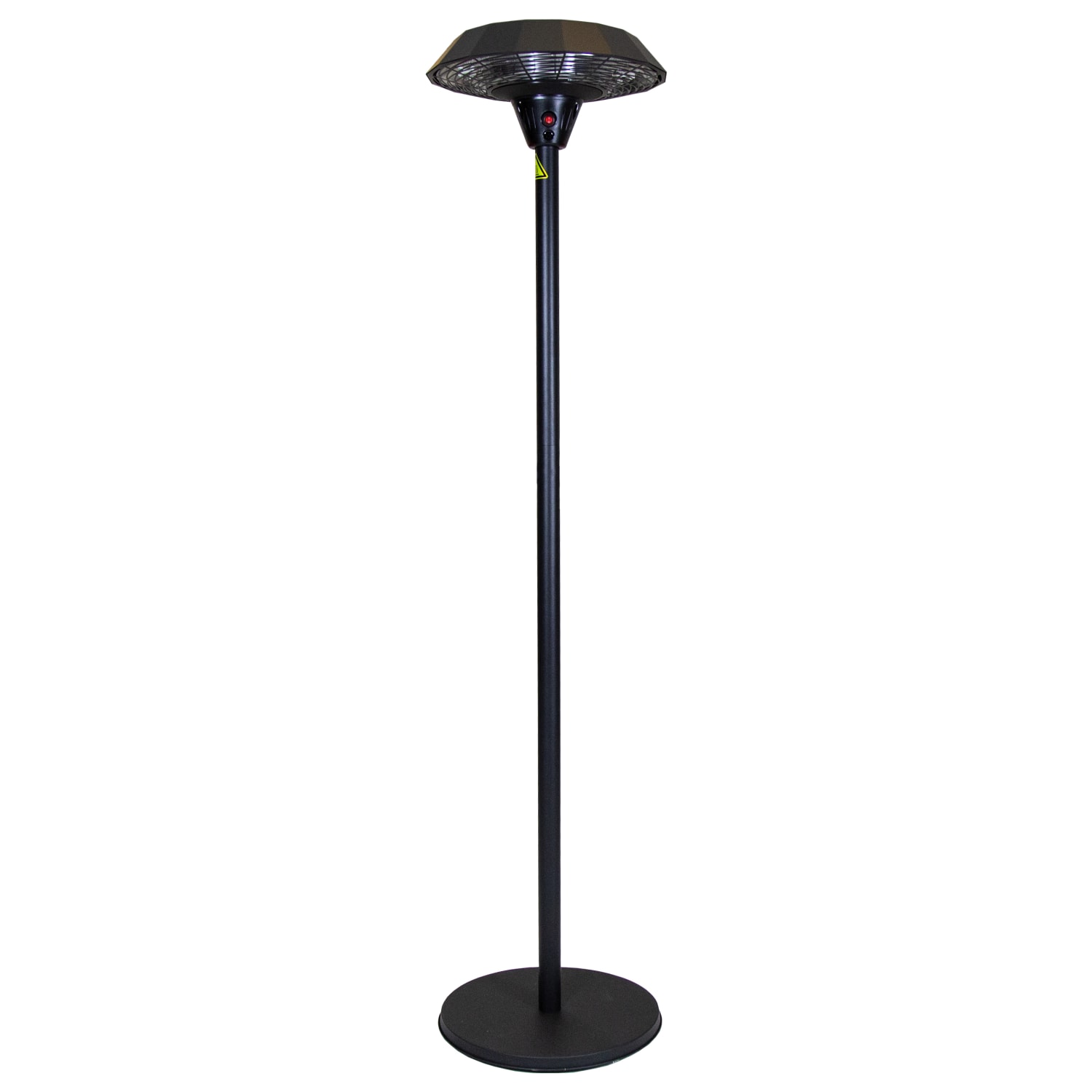 Charles Bentley 2000W Black Electric Floor Standing Outdoor Patio Heater |  Wickes.co.uk