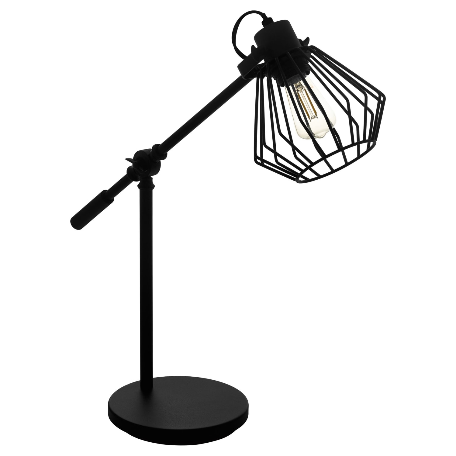 Black metal table lamps uk sales
