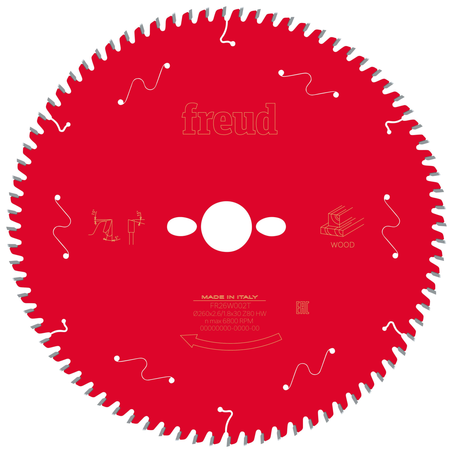 260x30mm blade sales