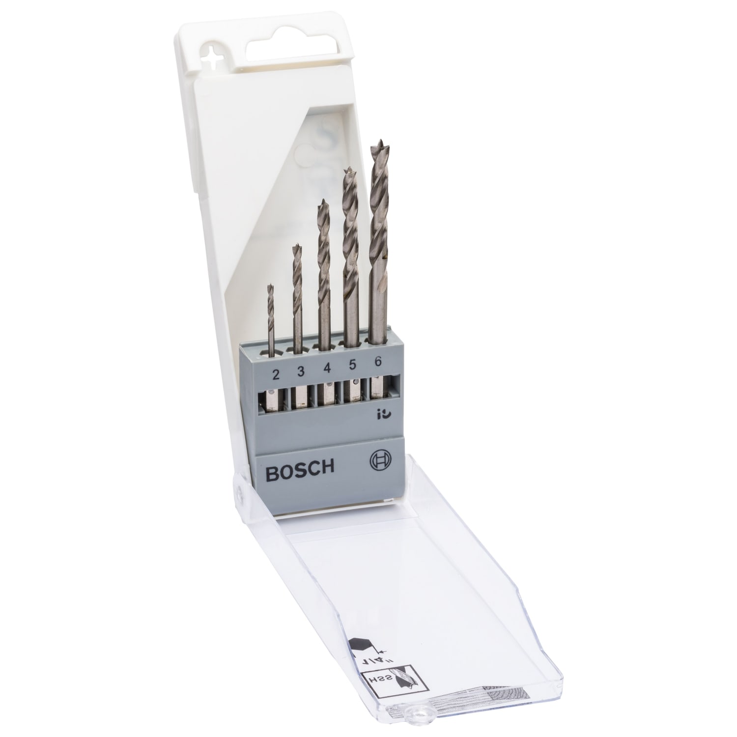 Bosch wood drill sales bit set