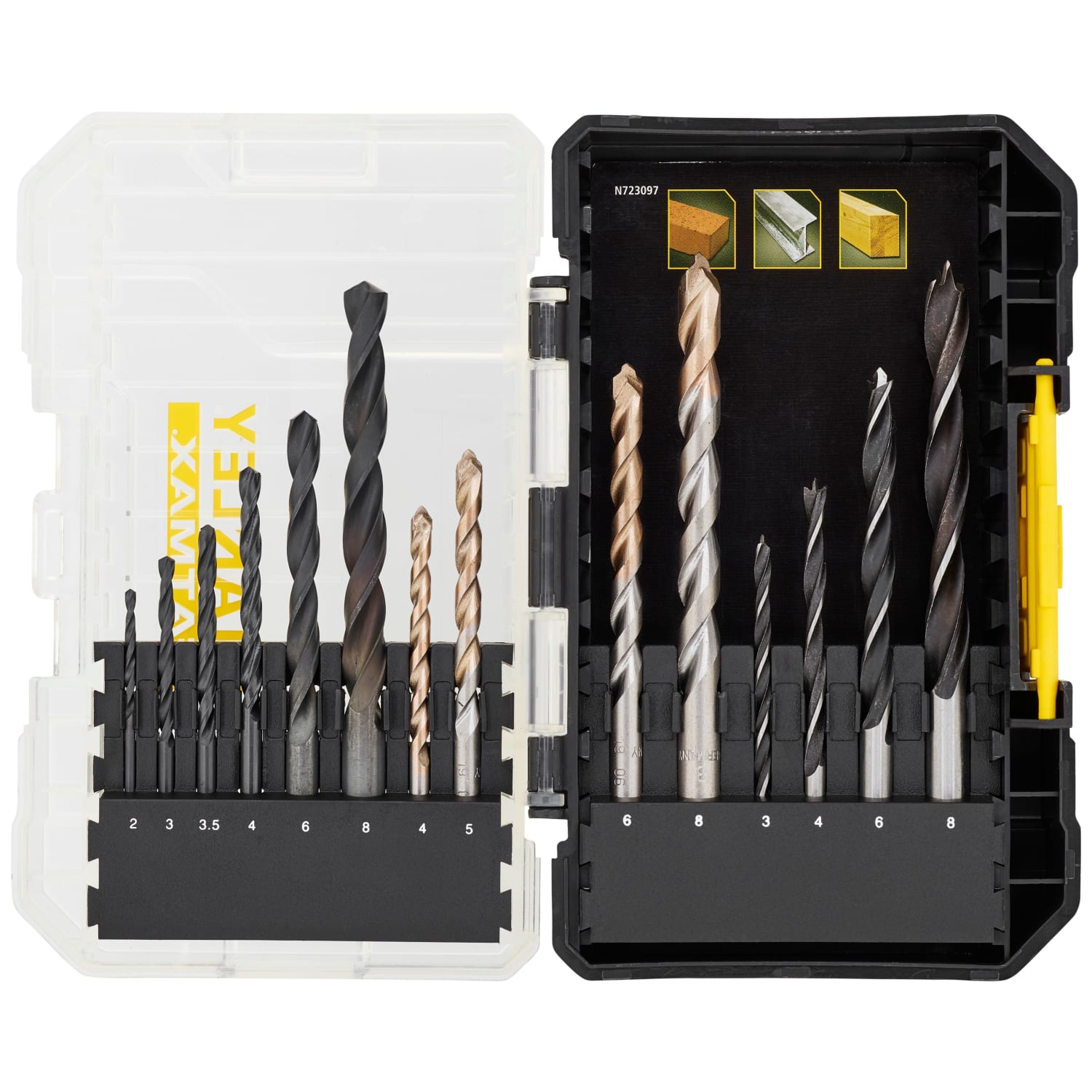 Stanley Fatmax STA88561 XJ 14 Piece Mixed Drill Bit Set Wickes