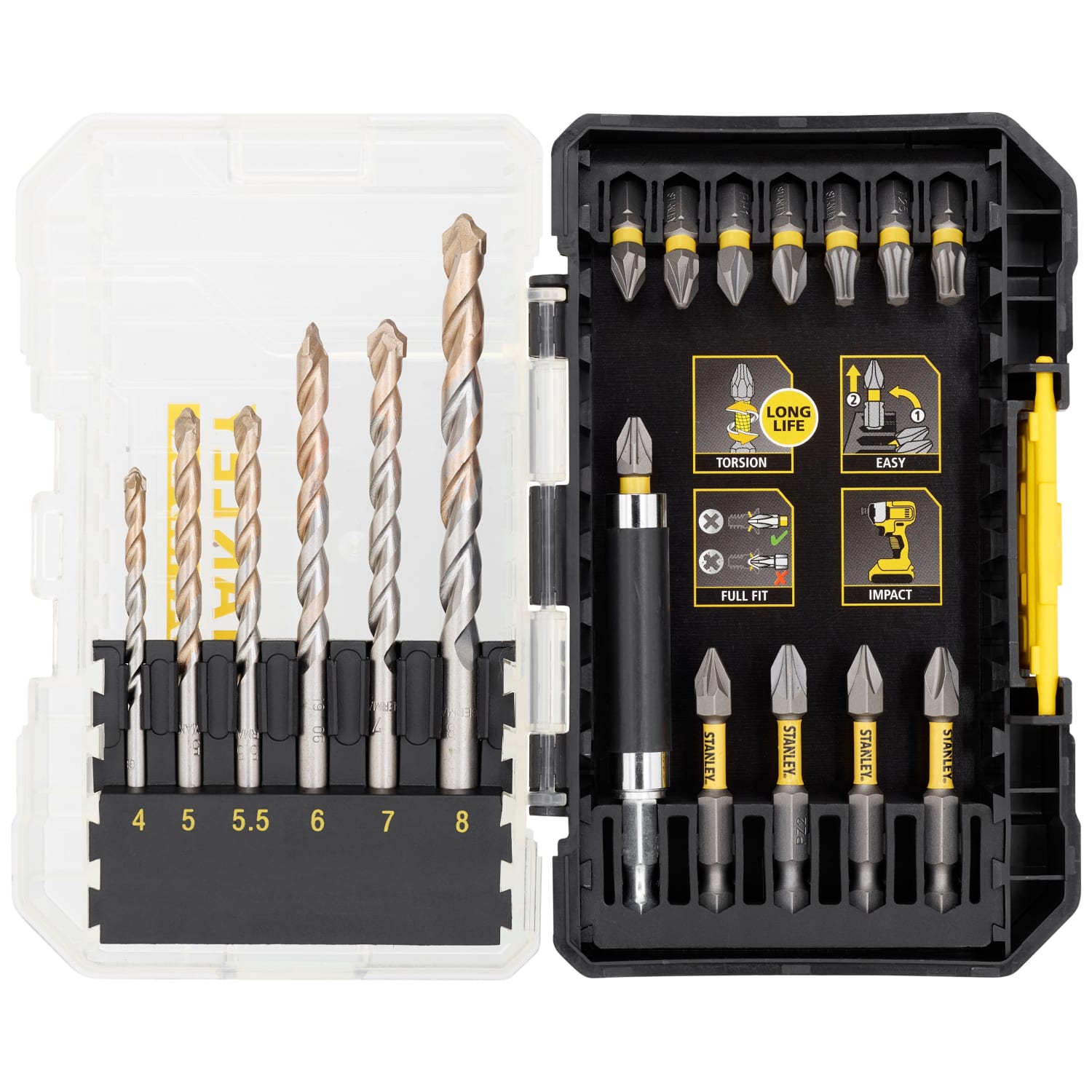 Stanley masonry drill bit deals