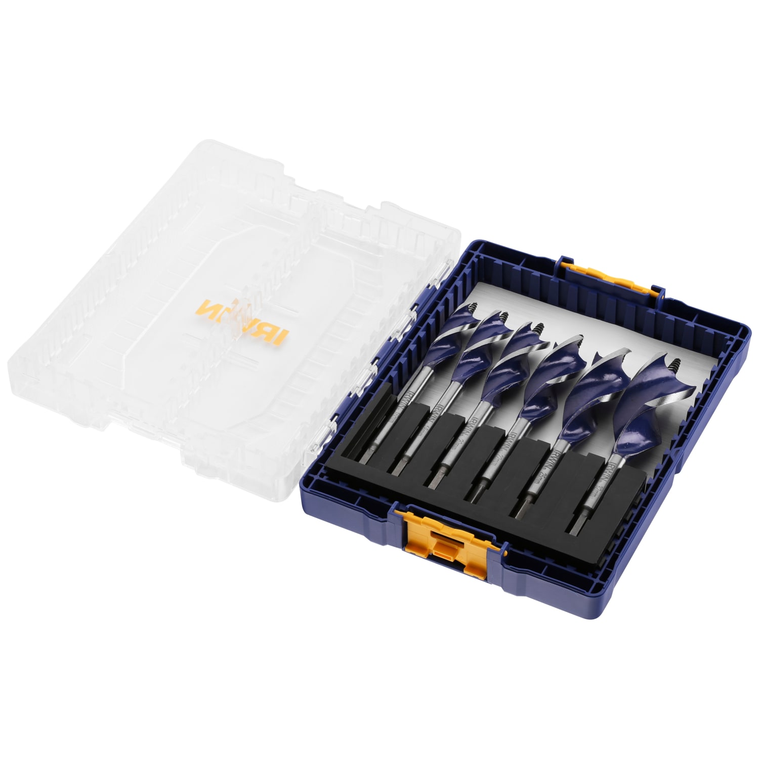 Irwin IW4042202 6 Piece Speedbor IR Blue Groove Wood Bit Set