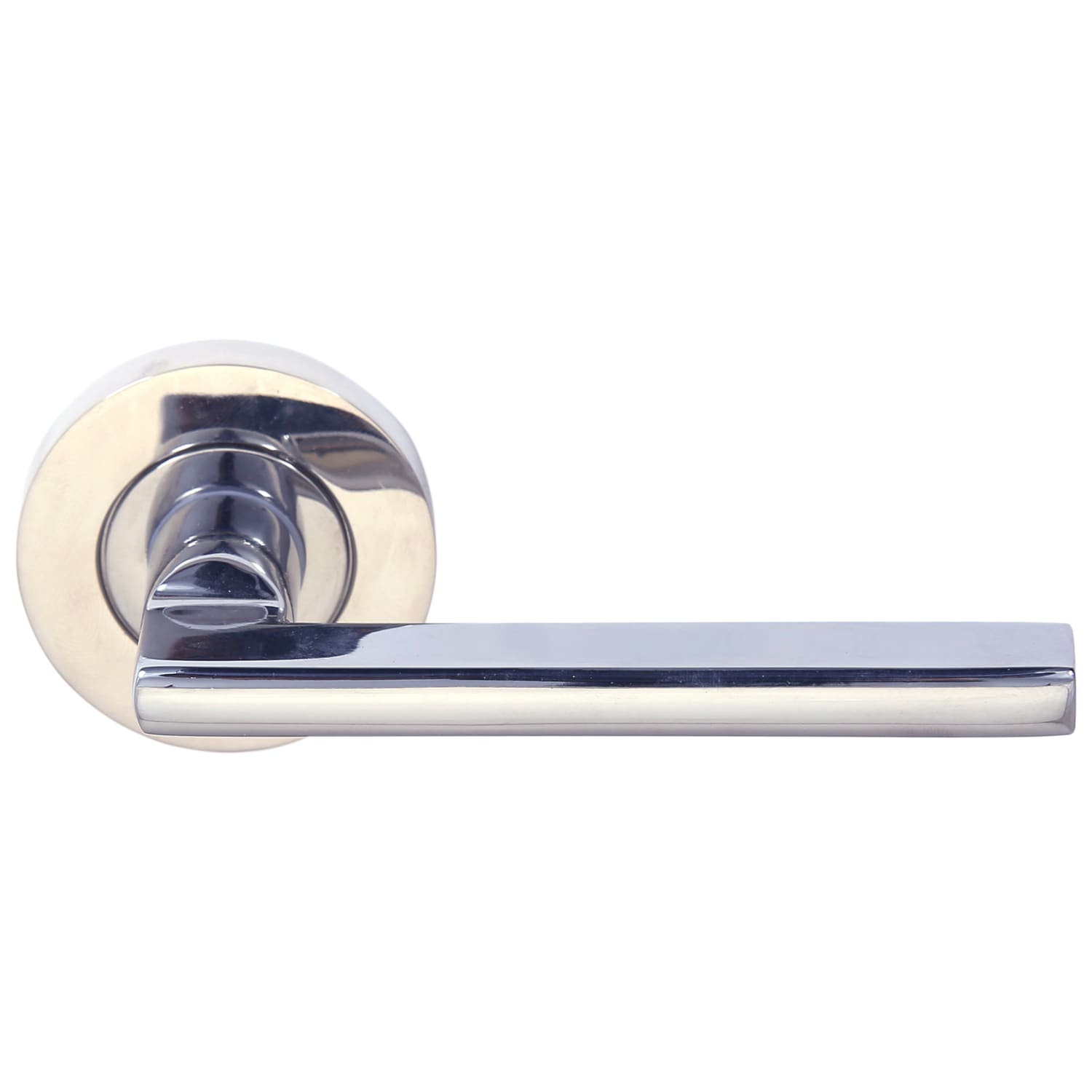 Tokyo Chrome Round Rose Door Handle 1 Pair Wickes