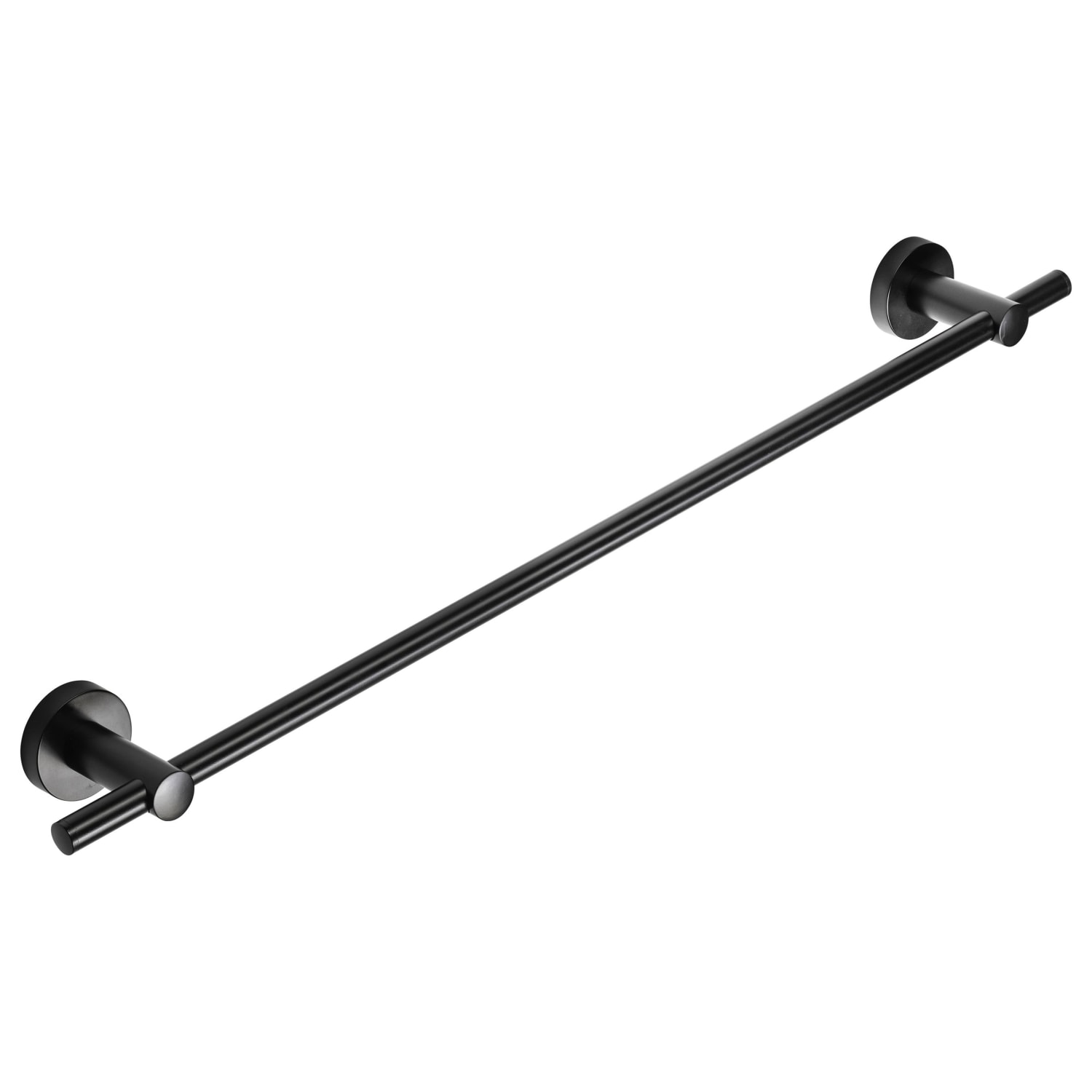 Croydex Flexi Fix Epsom Bathroom Towel Rail Matt Black