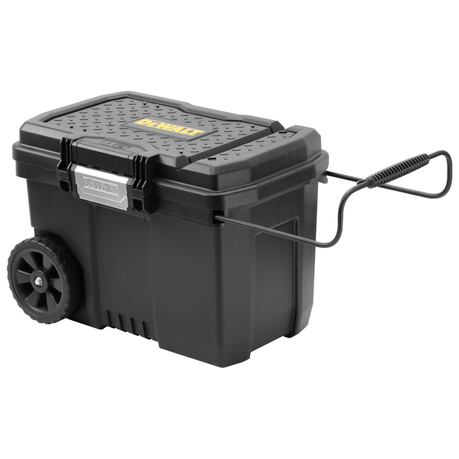 Toolbox with on sale wheels and handle