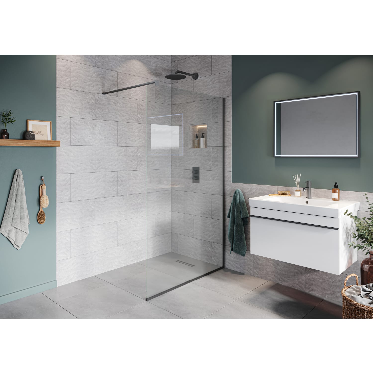 Wickes store shower screen