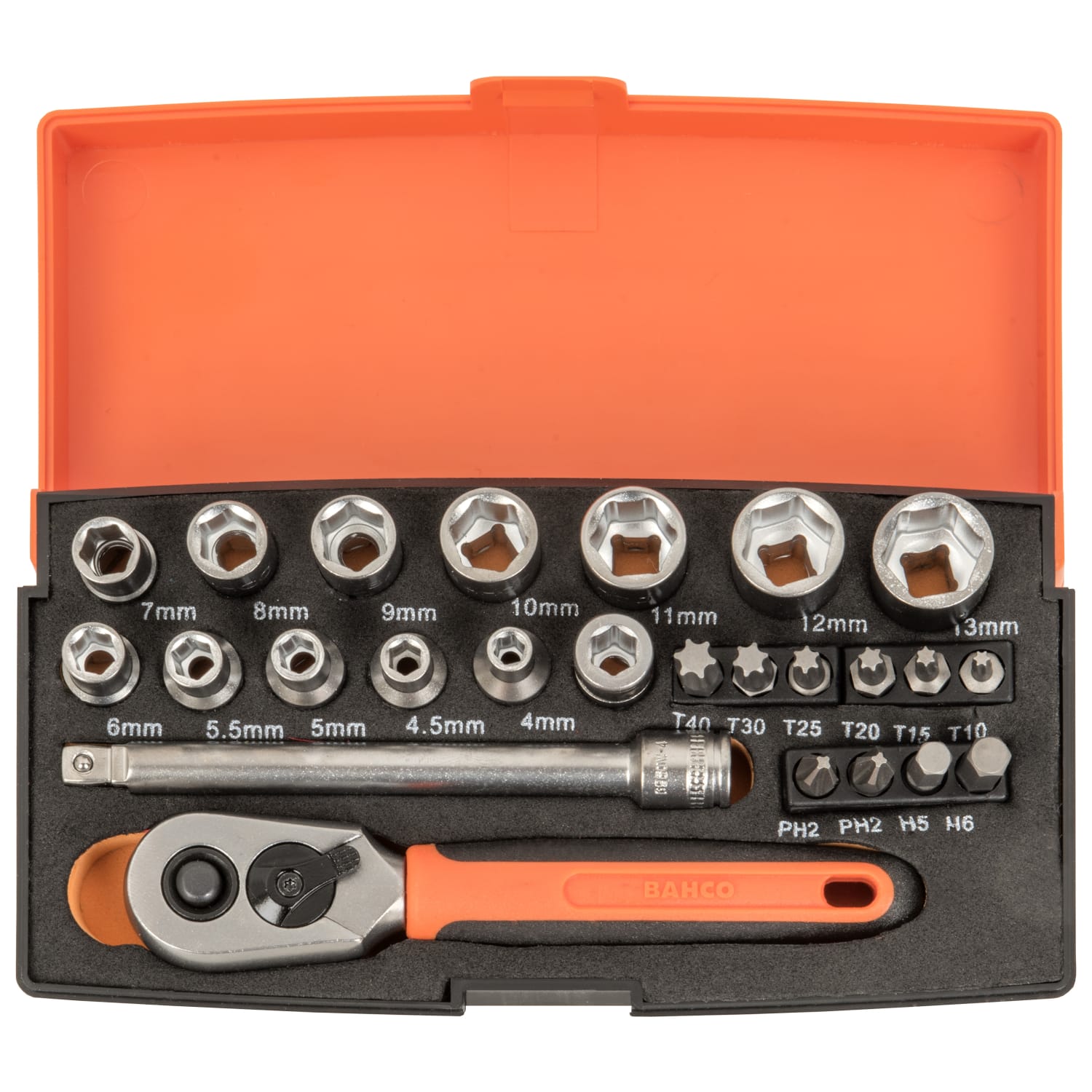 Bahco mini socket deals set