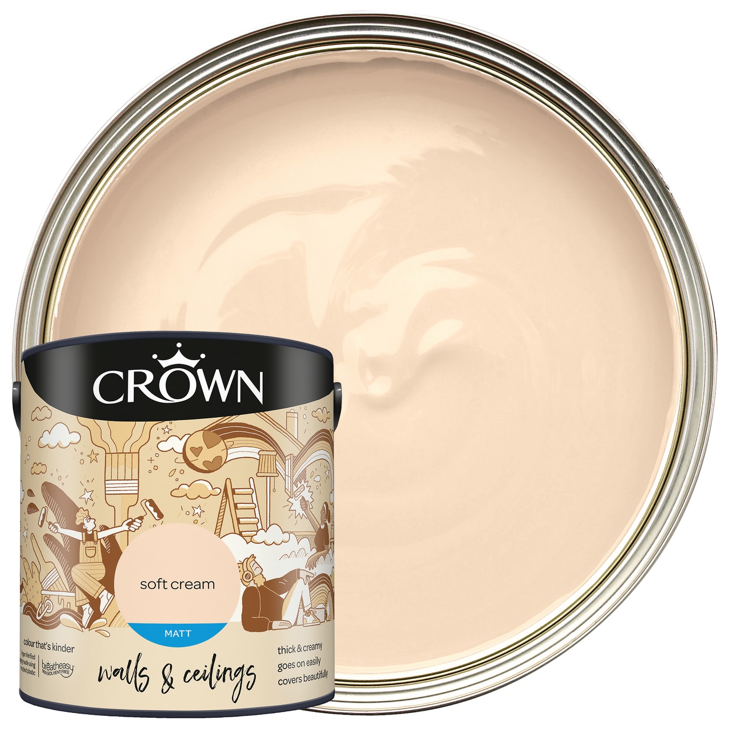 Cream paint sale