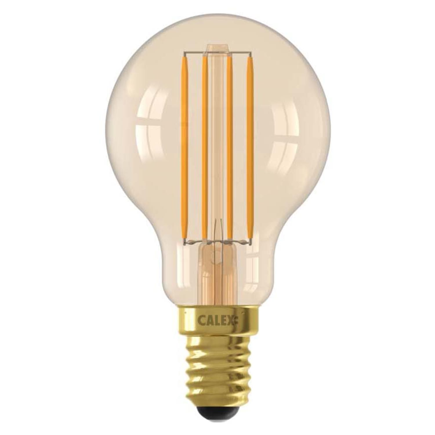 Calex Calex Ampoule Connectée Lamp Gold - E14 - 4,9W - 470 Lumen - 1800K -  3000K - Lampe Vintage