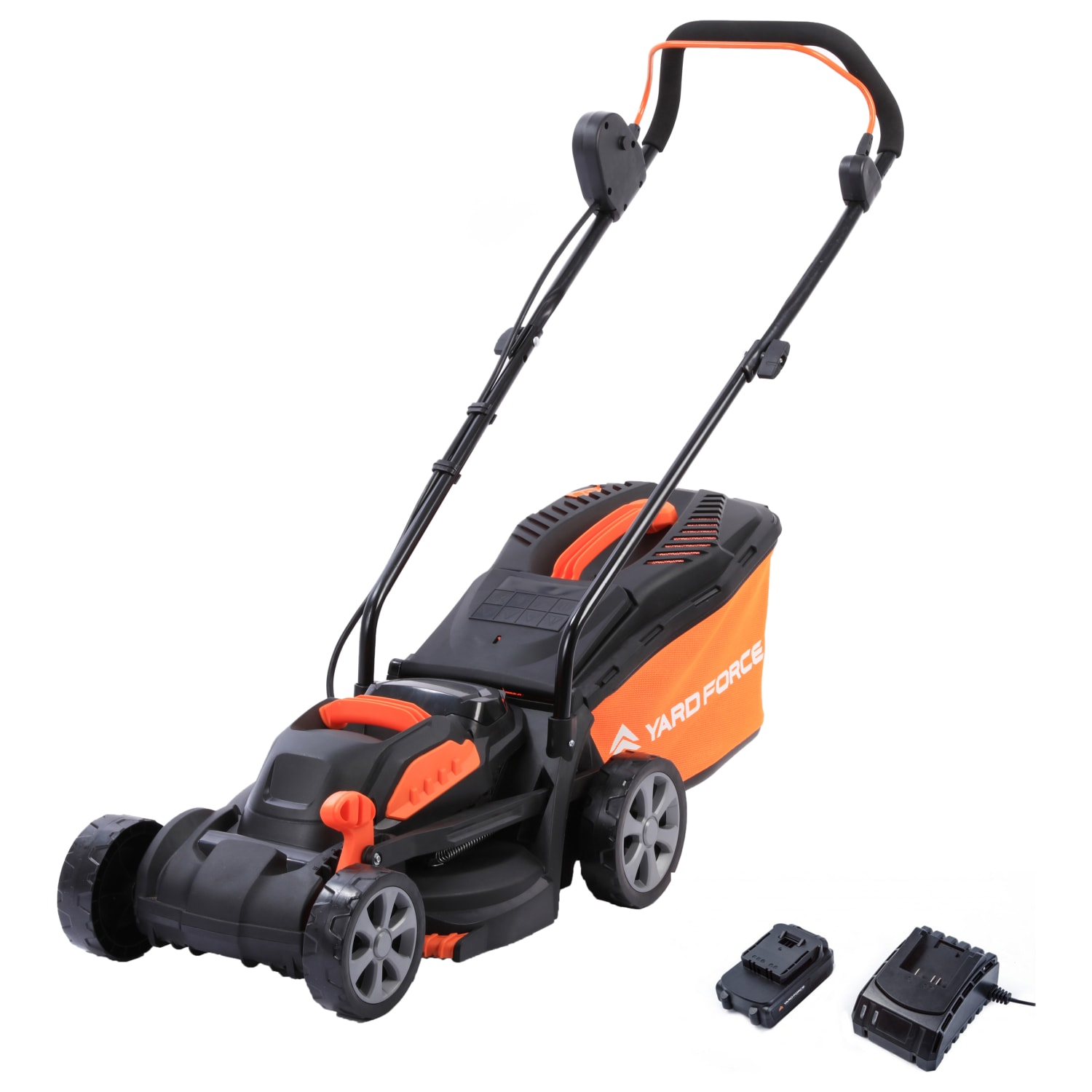 Yard force 32cm cordless lawnmower hot sale