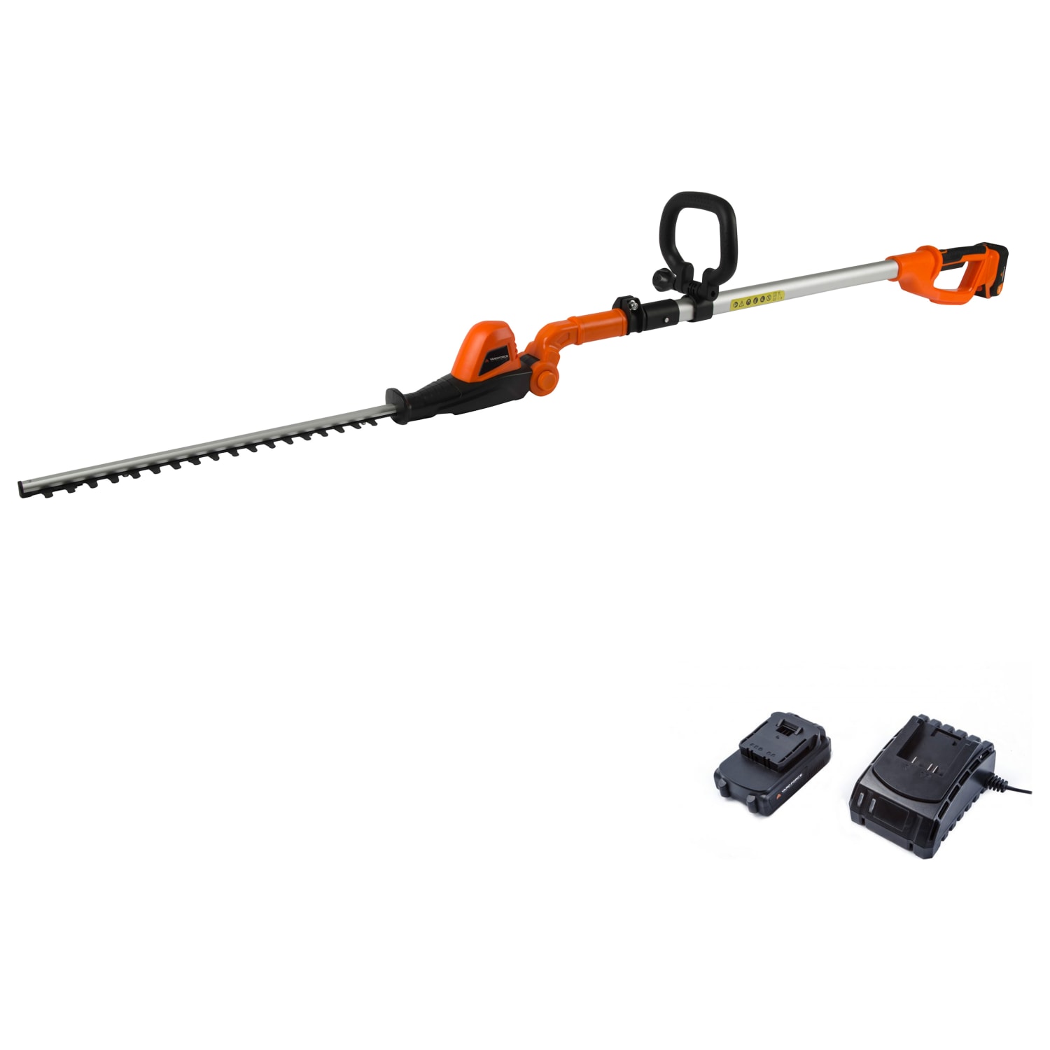 Yard Force LH C41A 20V Extendable Cordless Pole Hedge Trimmer with