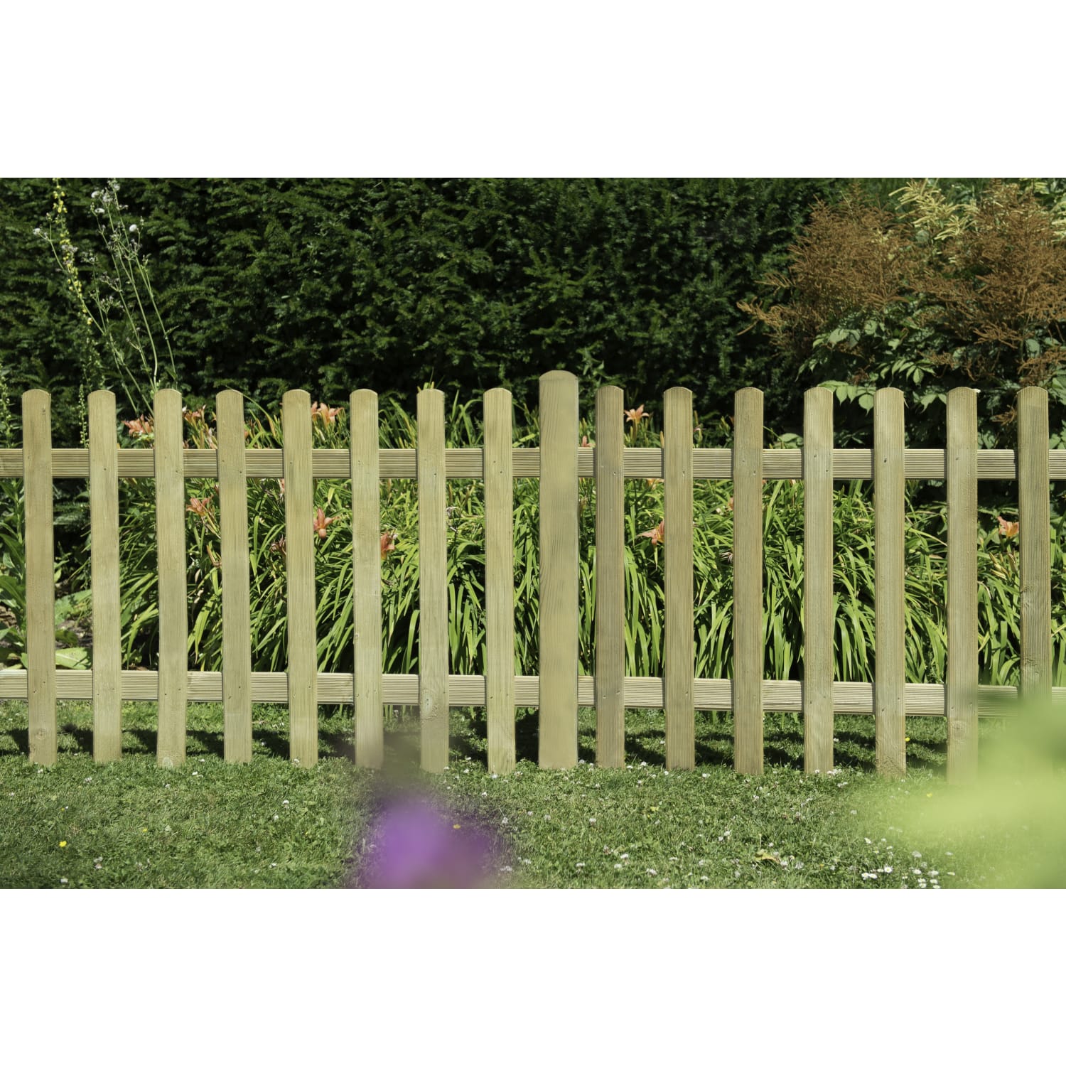 Pressure treated picket fence panels new arrivals