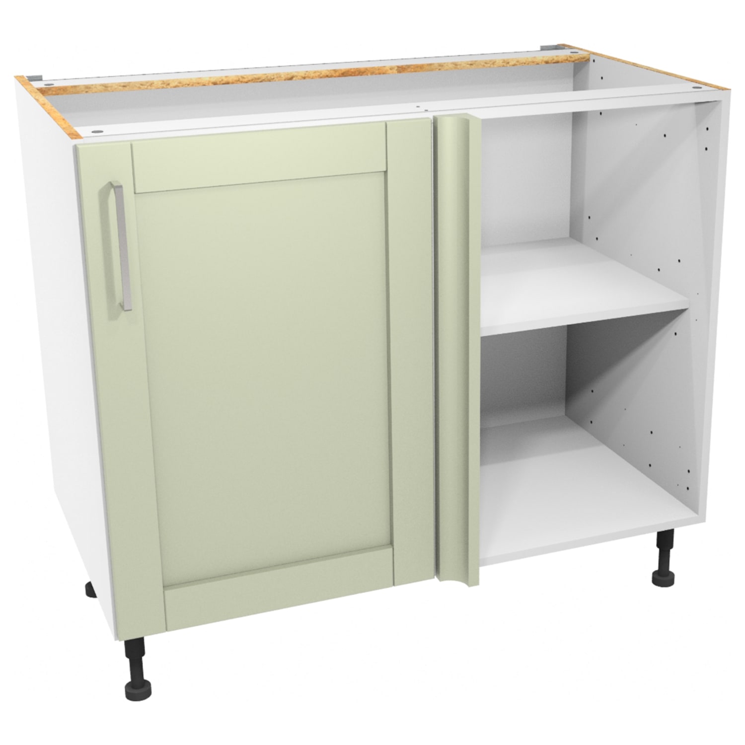 Wickes Ohio Sage Shaker Corner Base Unit 1000mm Wickes