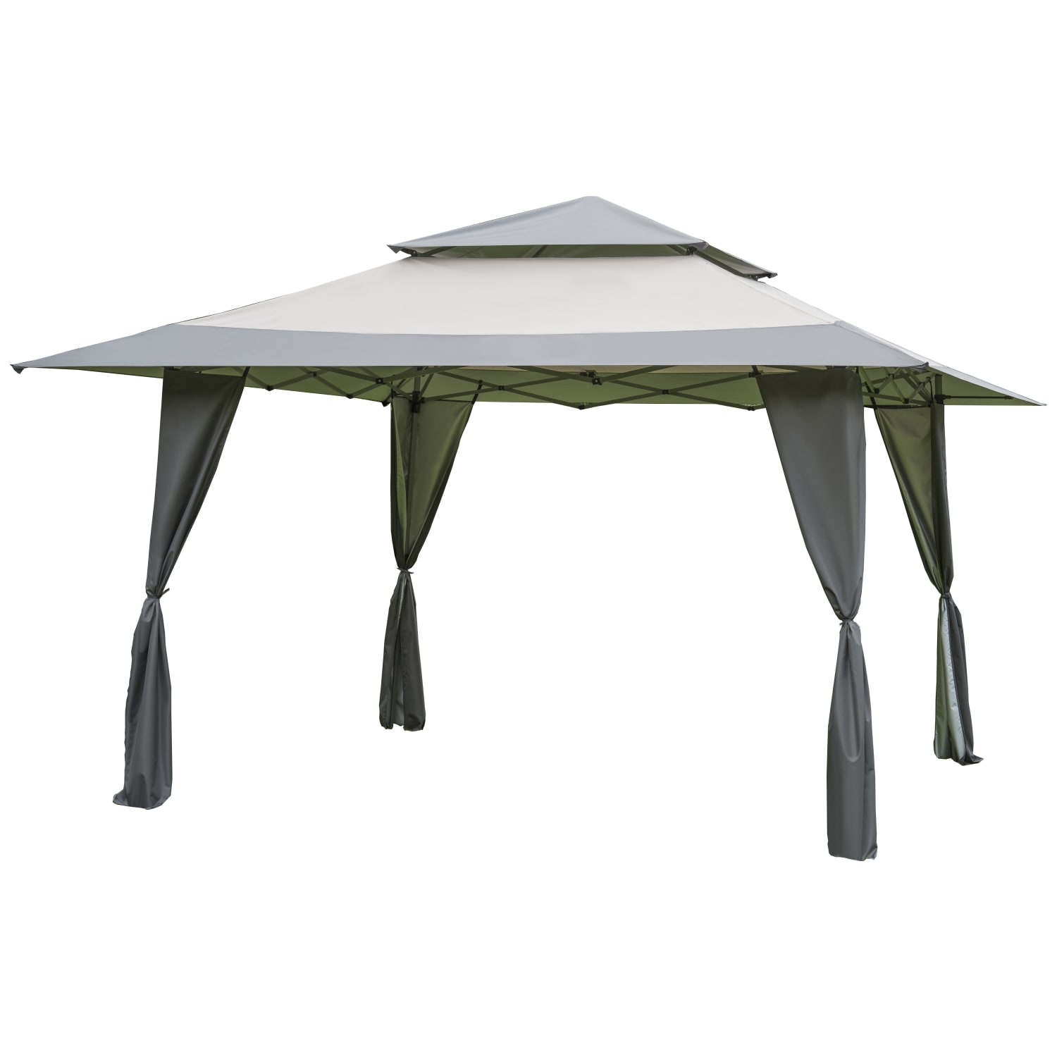 Grey pop up gazebo top