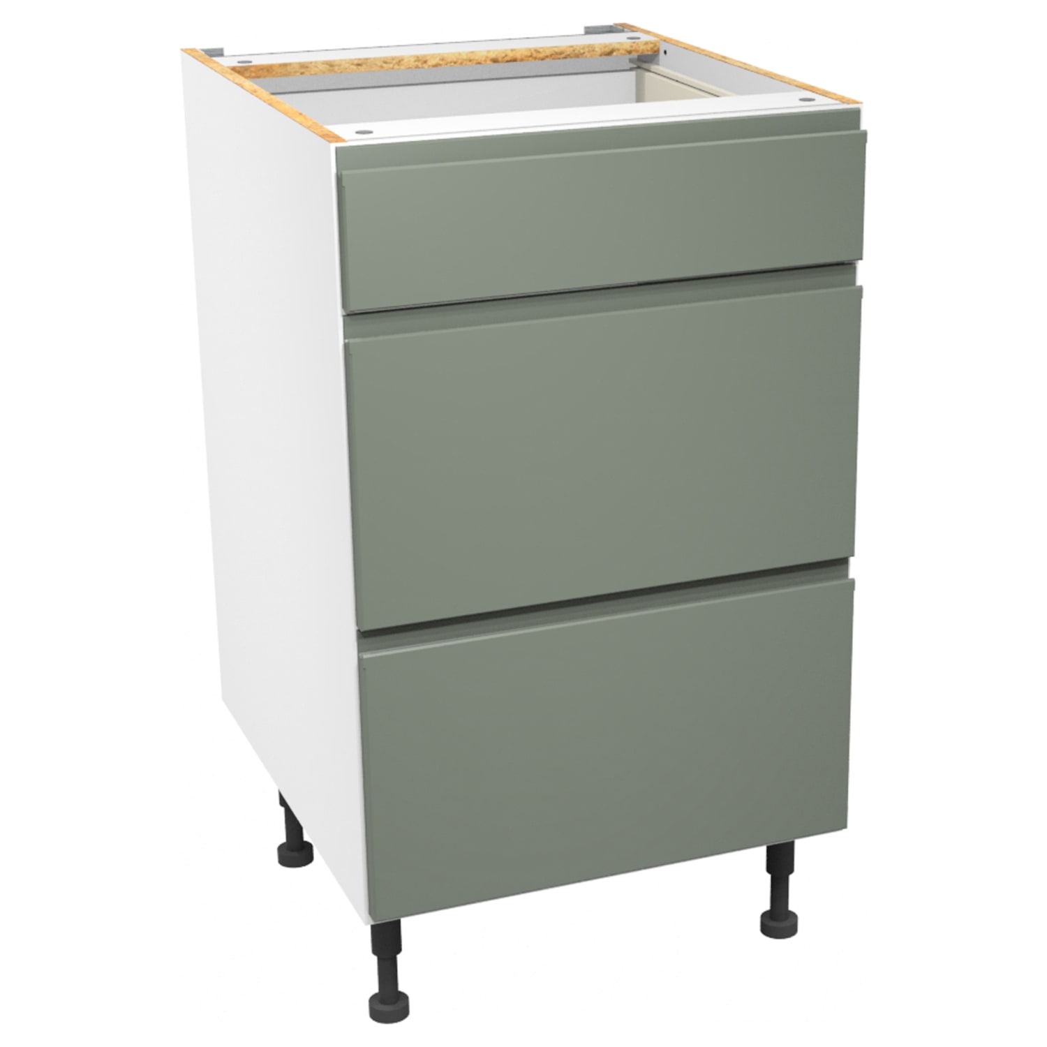Wickes Madison Reed Green Drawer Unit 500mm Wickes