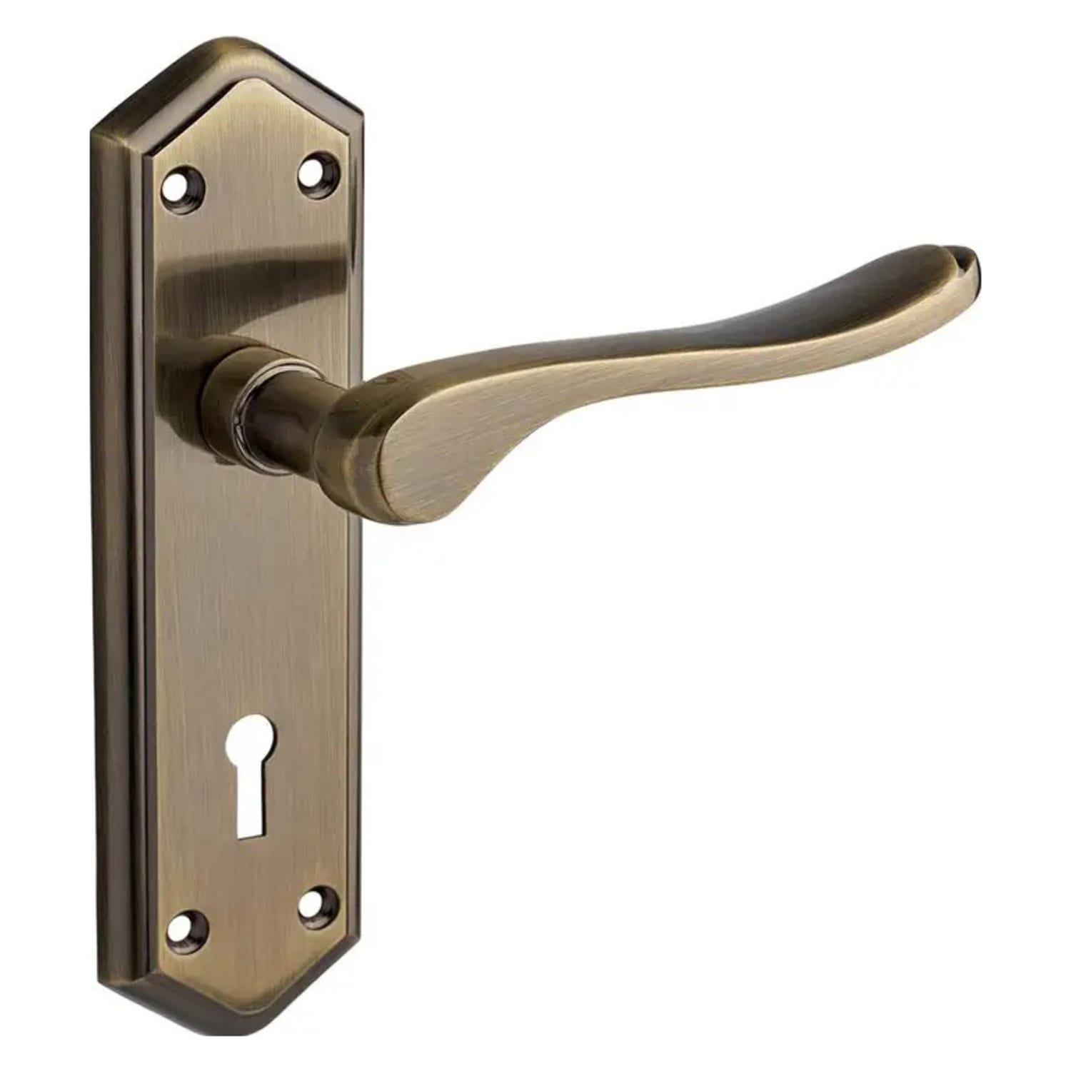 Lever lock door top handle