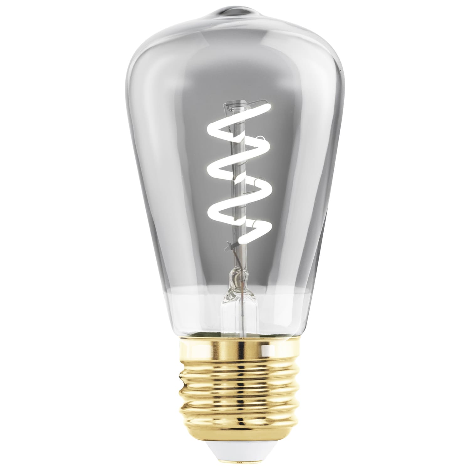 Twisted clearance fluorescent lamp