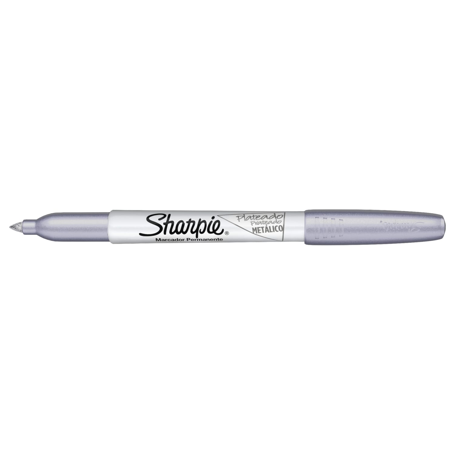 Sharpie® Metallic Fine Point Permanent Markers, Silver