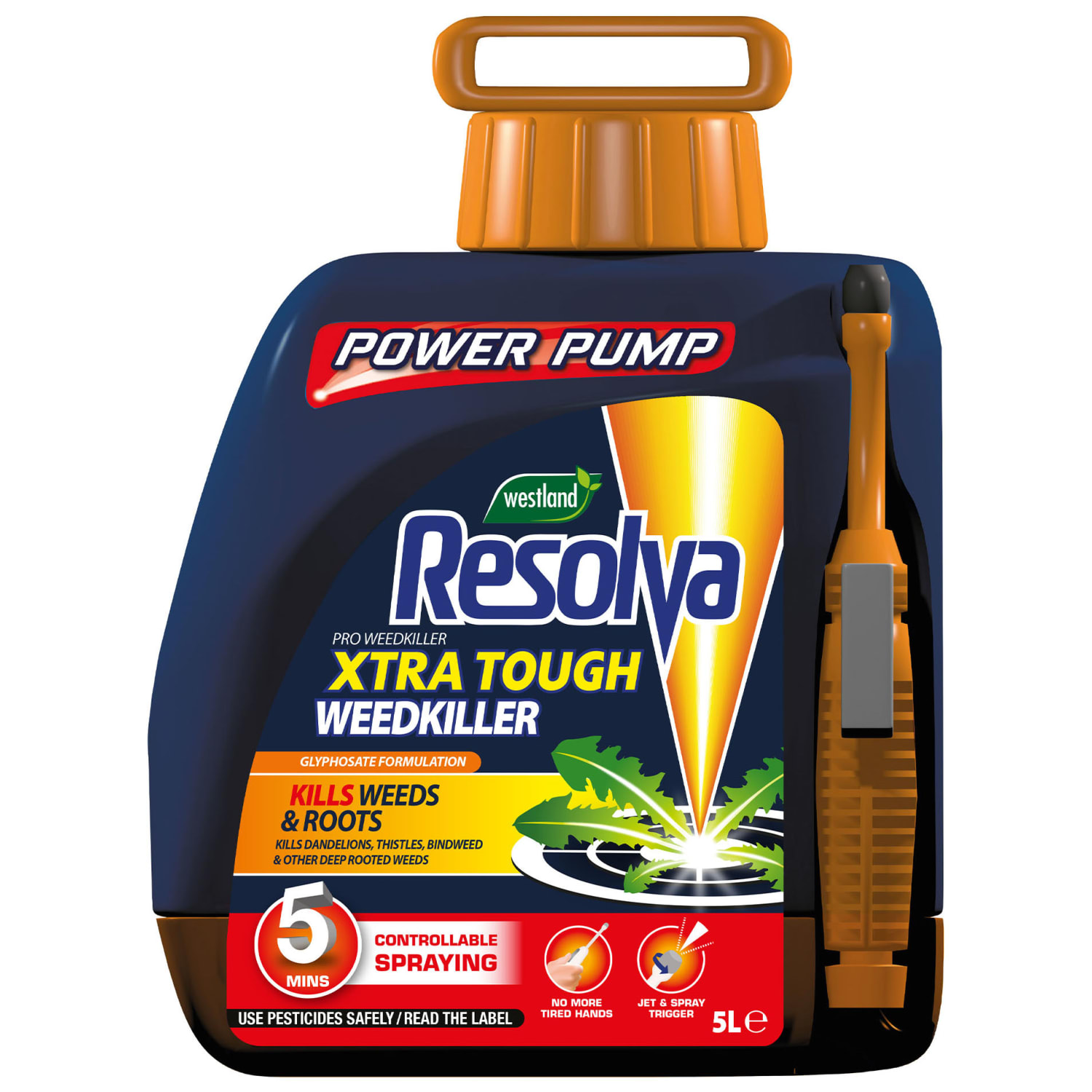 Resolva Ready to Use Xtra Weed Killer Power Pump - 5L ...